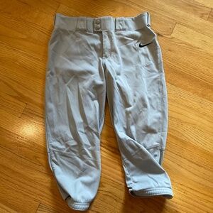 Nike Youth XL Gray Softball Pant